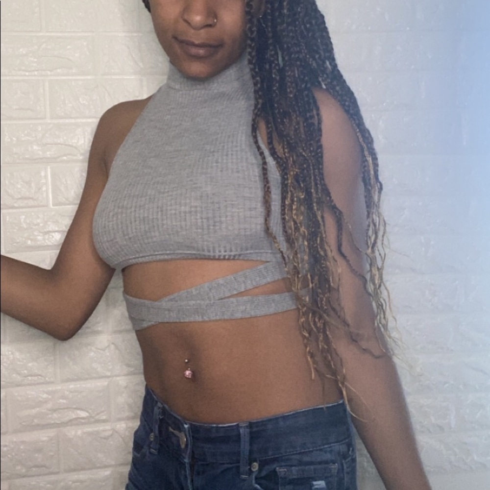 Cross Cross Crop Top